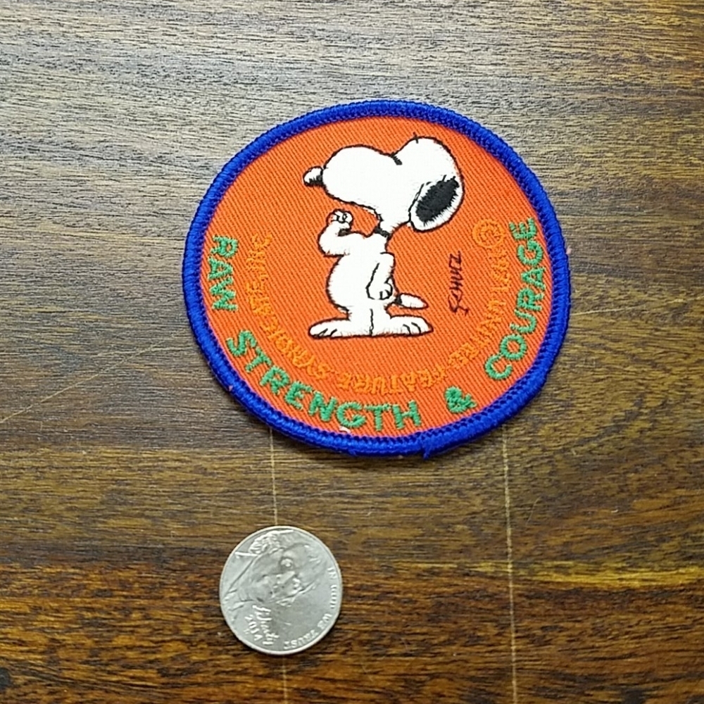 Vintage Applique aka Patch - 1971 Snoopy Peanuts